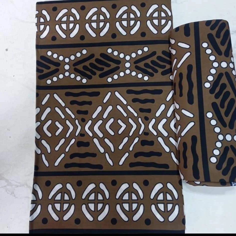 Bogolan Ankara Kimono