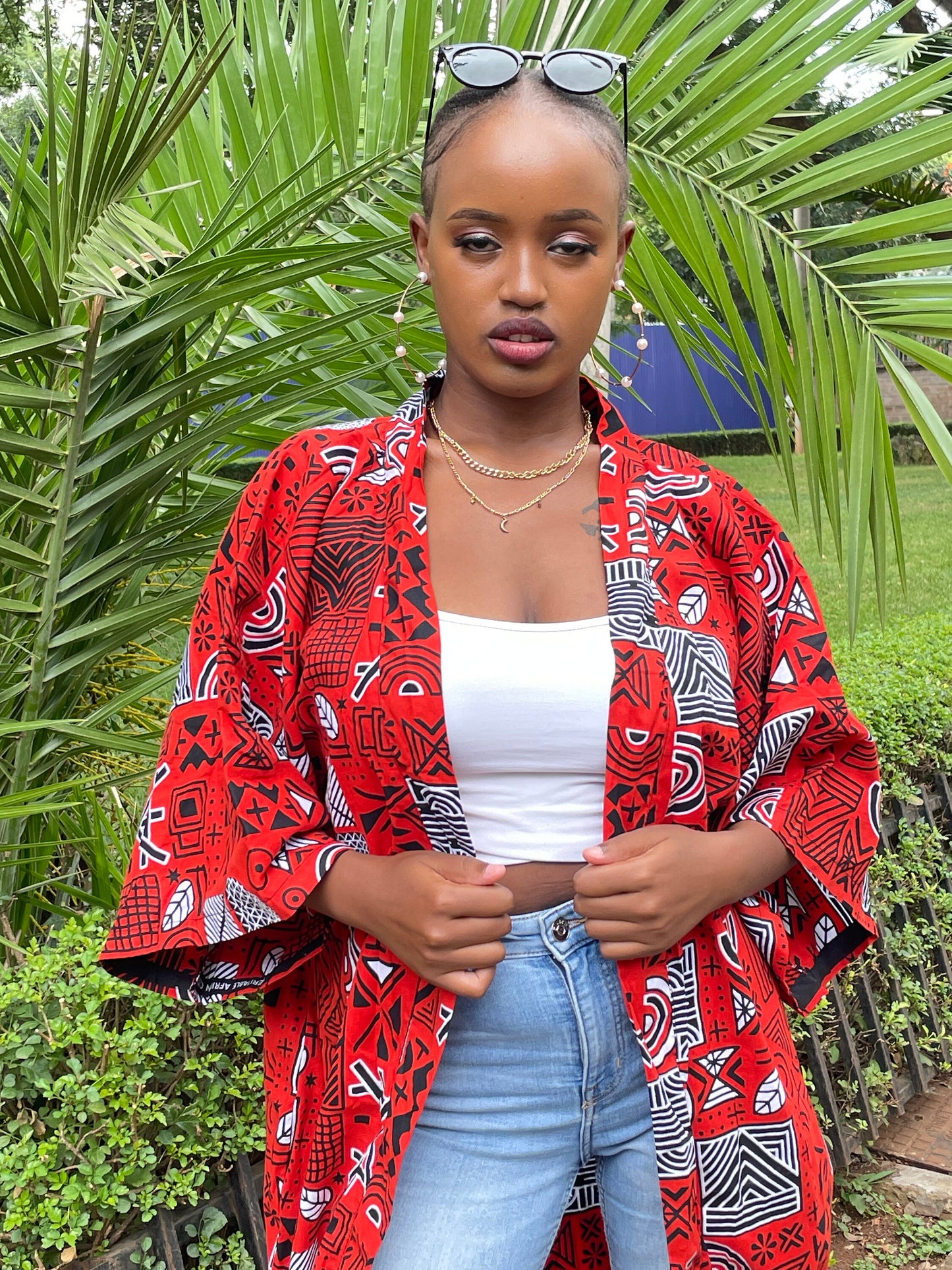 African Print Kimono Duster for Women | Long Ankara Oversized Kimono | Full Length Robe Mudcloth | plus Size Duster for Women