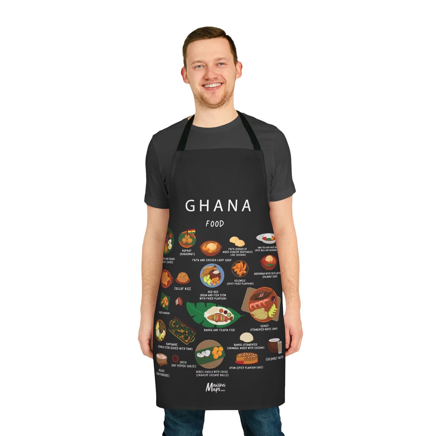 Ghana Food | Apron | Kitchen | African | Cuisine | Chef