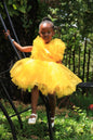 Cute Yellow Dress for Little Girls, Tulle Dresses for Girls, Birthday Dress for Girls