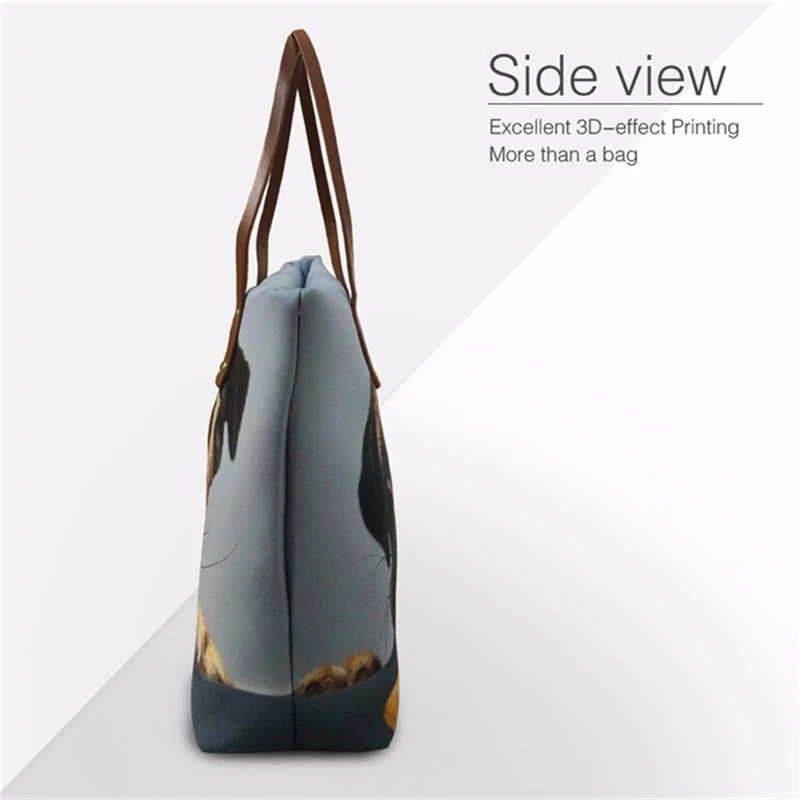 Luxury Lady Handbags African Black Art Printed Top-Handle Bags for Women Vintage Shoulder Bags Ladies Tote Bag Bolsa