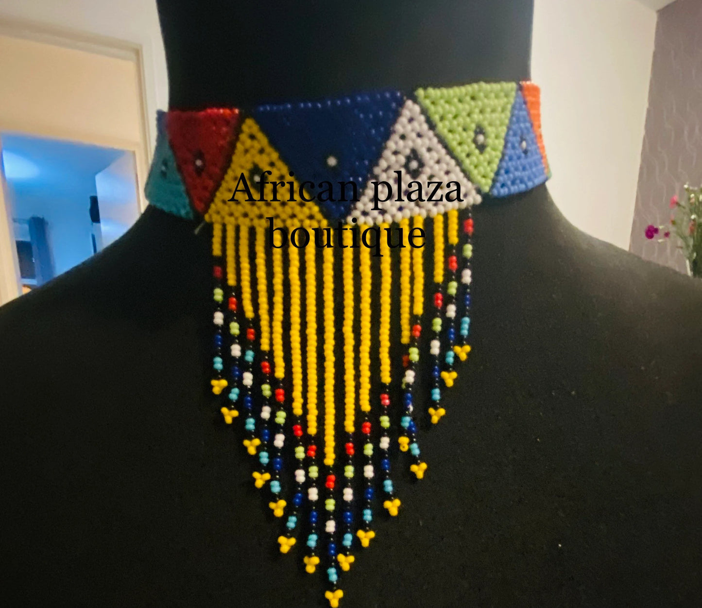 Handmade Zulu Tassel Necklace