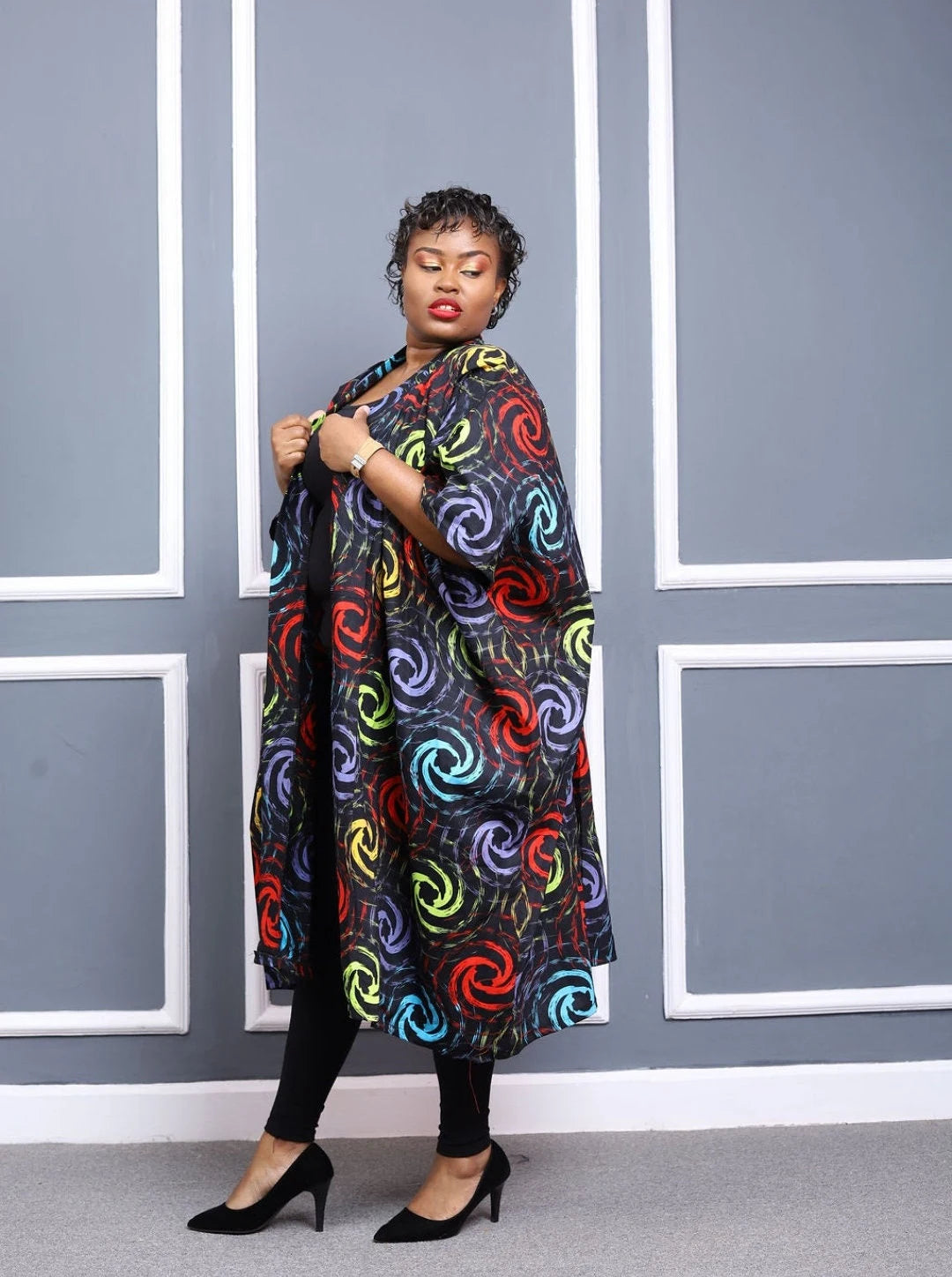 Oversized Ankara Kimono/African Dress/ African Print Duster / African Print Kimono/ African Kimono/ African Outfit for Women/Gift for Her