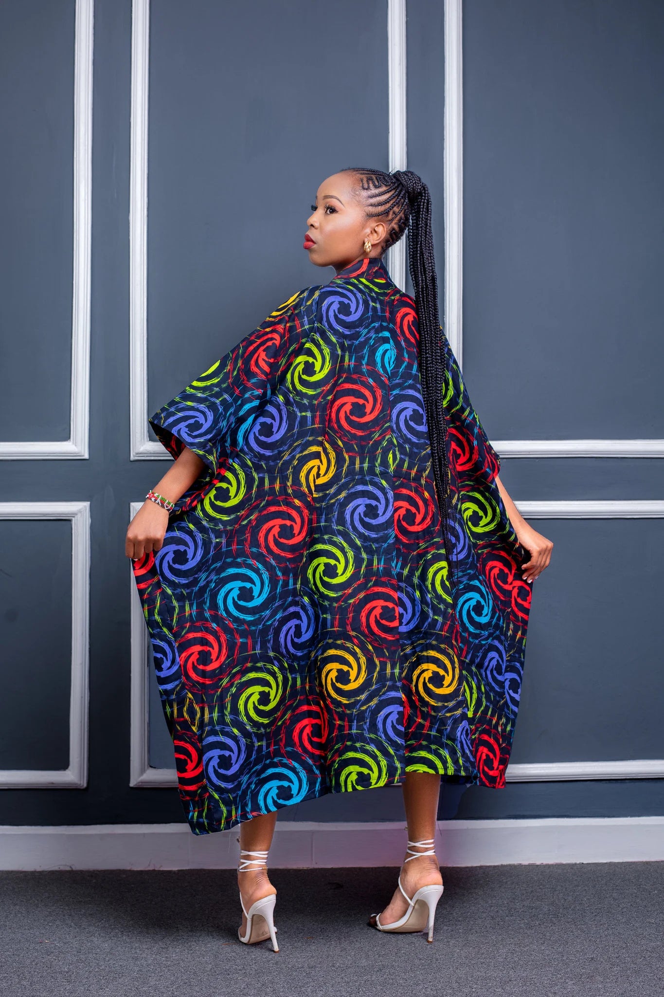 Tunu Prints Oversize African Kimono, Ankara Kimono, African Print Kimono, Long African Print Kimono, Ankara Jacket