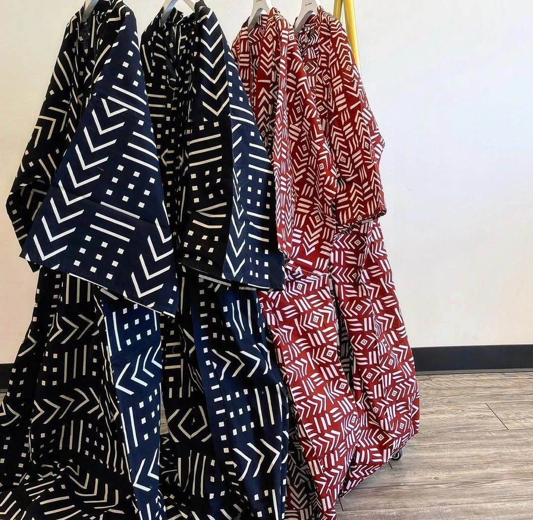 Long Ankara Kimono