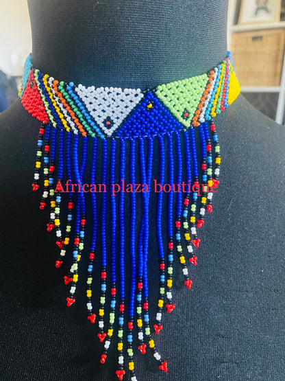 Handmade Zulu Tassel Necklace