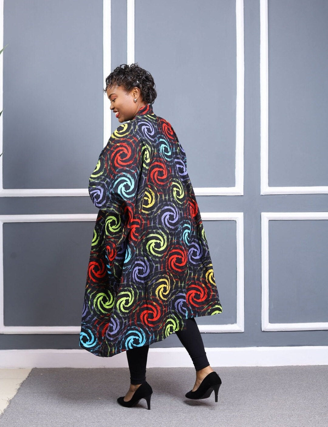 Oversized Ankara Kimono/African Dress/ African Print Duster / African Print Kimono/ African Kimono/ African Outfit for Women/Gift for Her