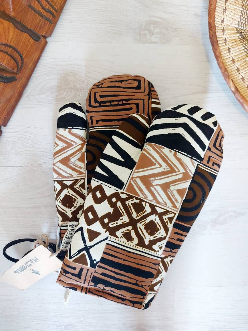 African Print Oven Glove