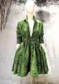 Green Wax Dress