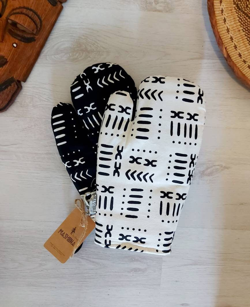 African Print Oven Glove