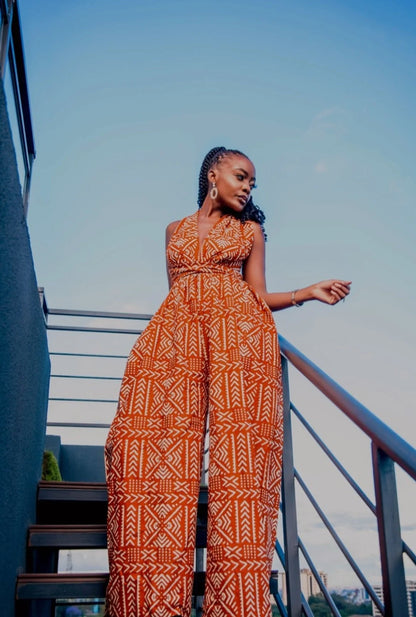 Infinity Ankara Jumpsuit