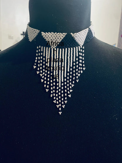 Handmade Zulu Tassel Necklace