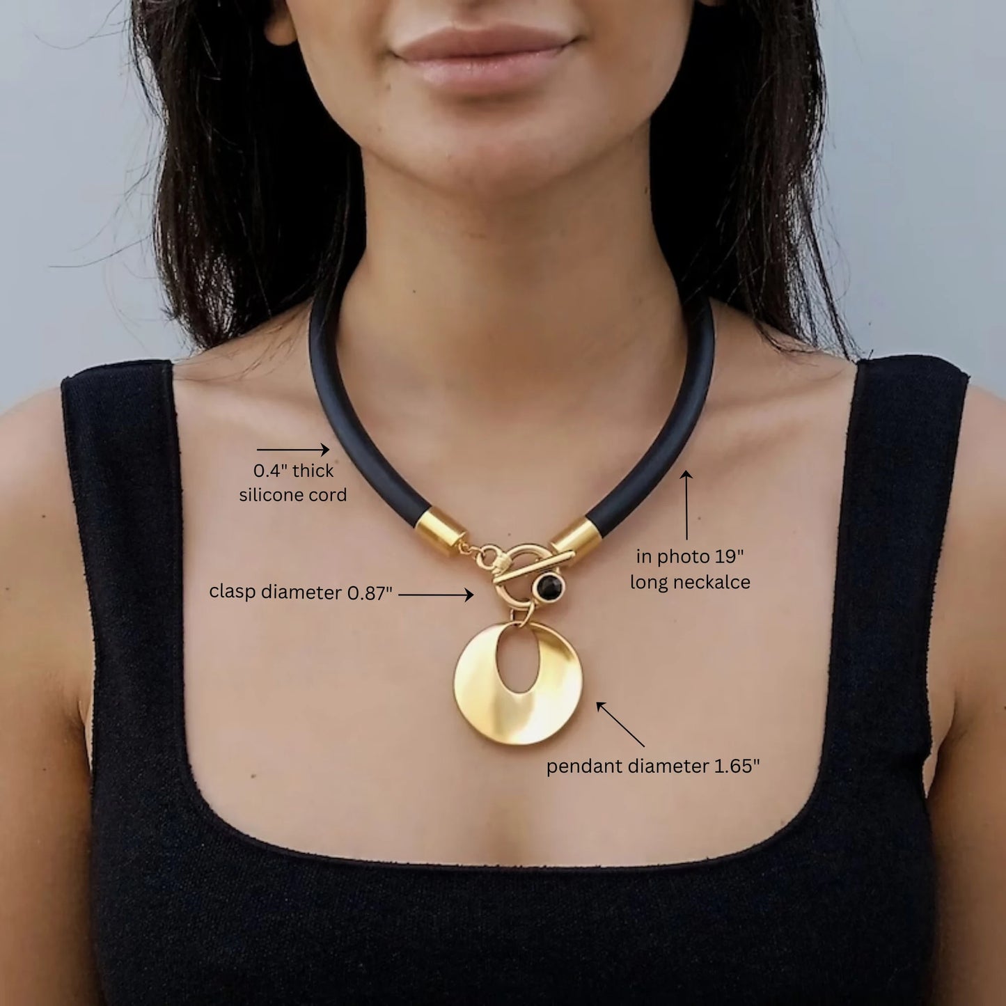 "Abstract Gold Bib Statement Necklace"