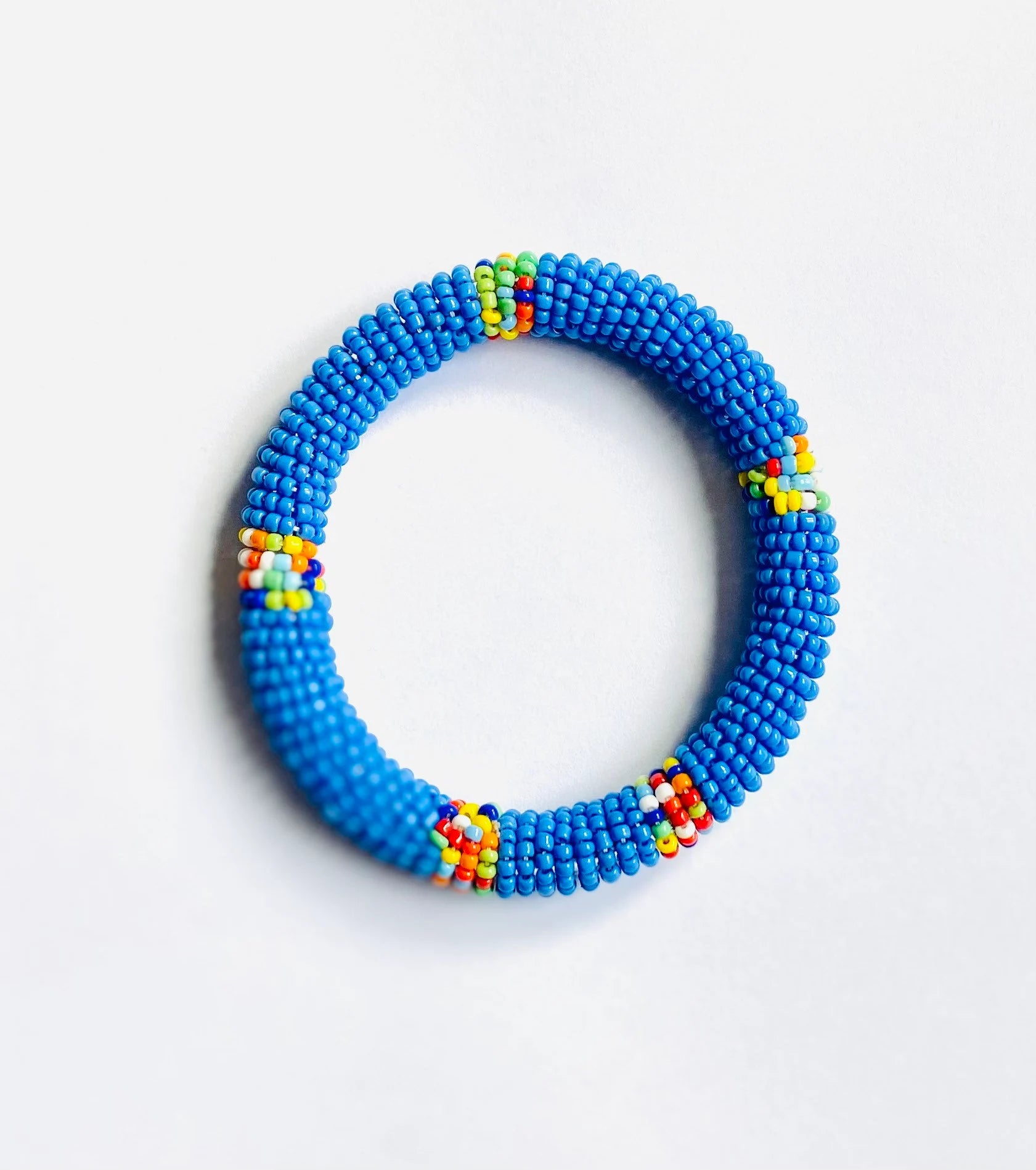 African Maasai Beaded Bracelets Pink|Blue