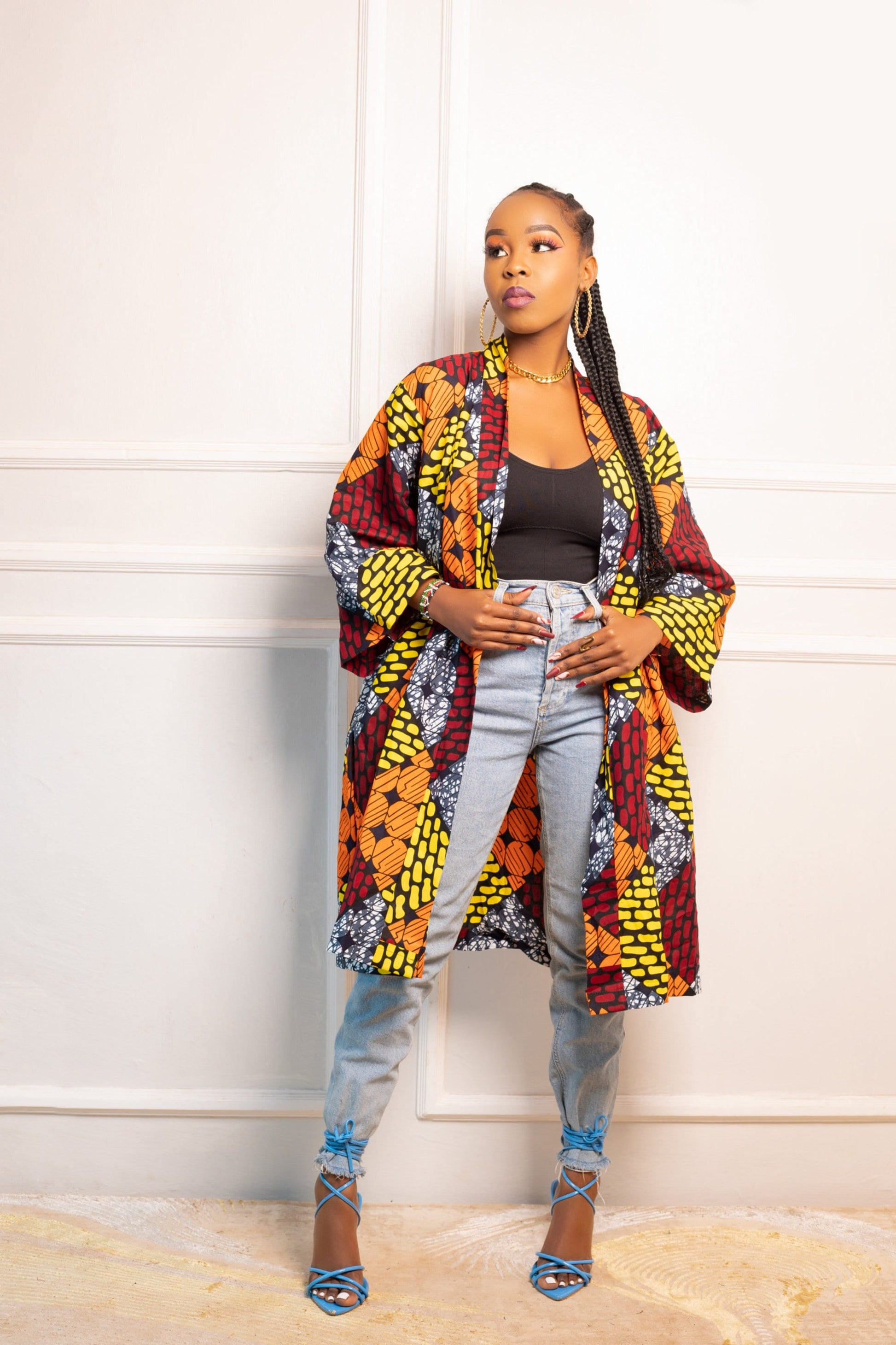 African Print Kimono, African Kimono for Women, African Print Kimono, Ankara Duster, Ankara Kimono, African Clothing for Women plus Size