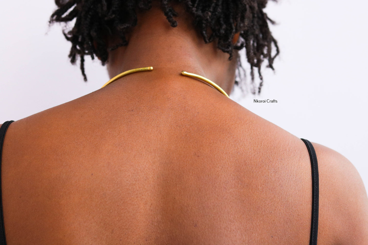 "Ethically Handcrafted African Brass Jewelry Set - Perfect Christmas Gift"