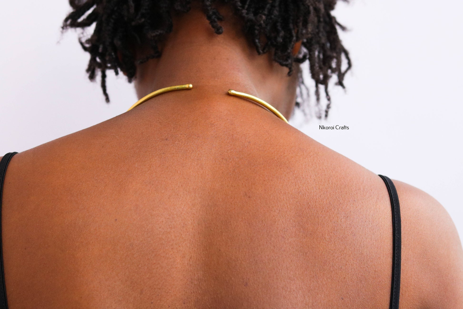 "Ethically Handcrafted African Brass Jewelry Set - Perfect Christmas Gift"