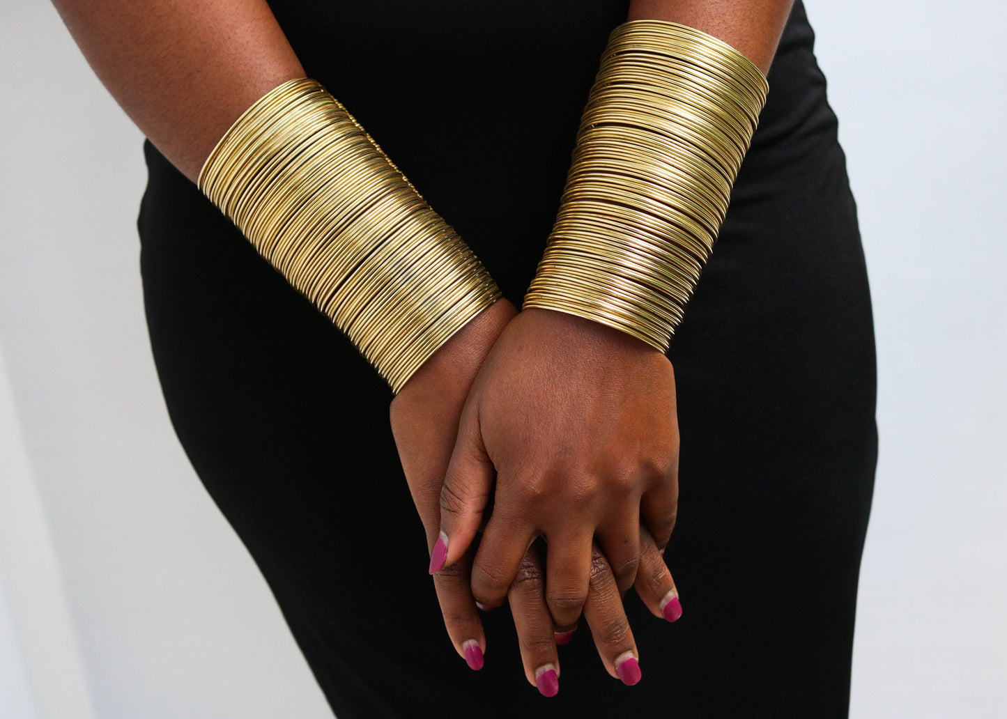 "Ethically Handcrafted African Brass Jewelry Set - Perfect Gift for Her!"