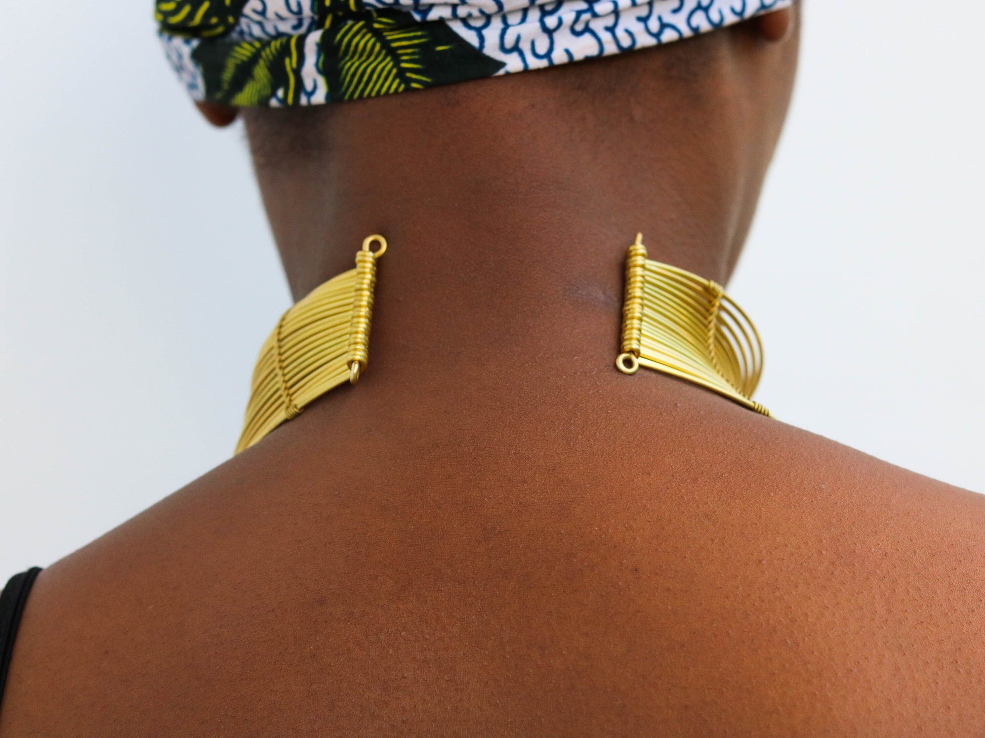 "Ethically Handcrafted African Brass Jewelry Set - Perfect Gift for Her!"