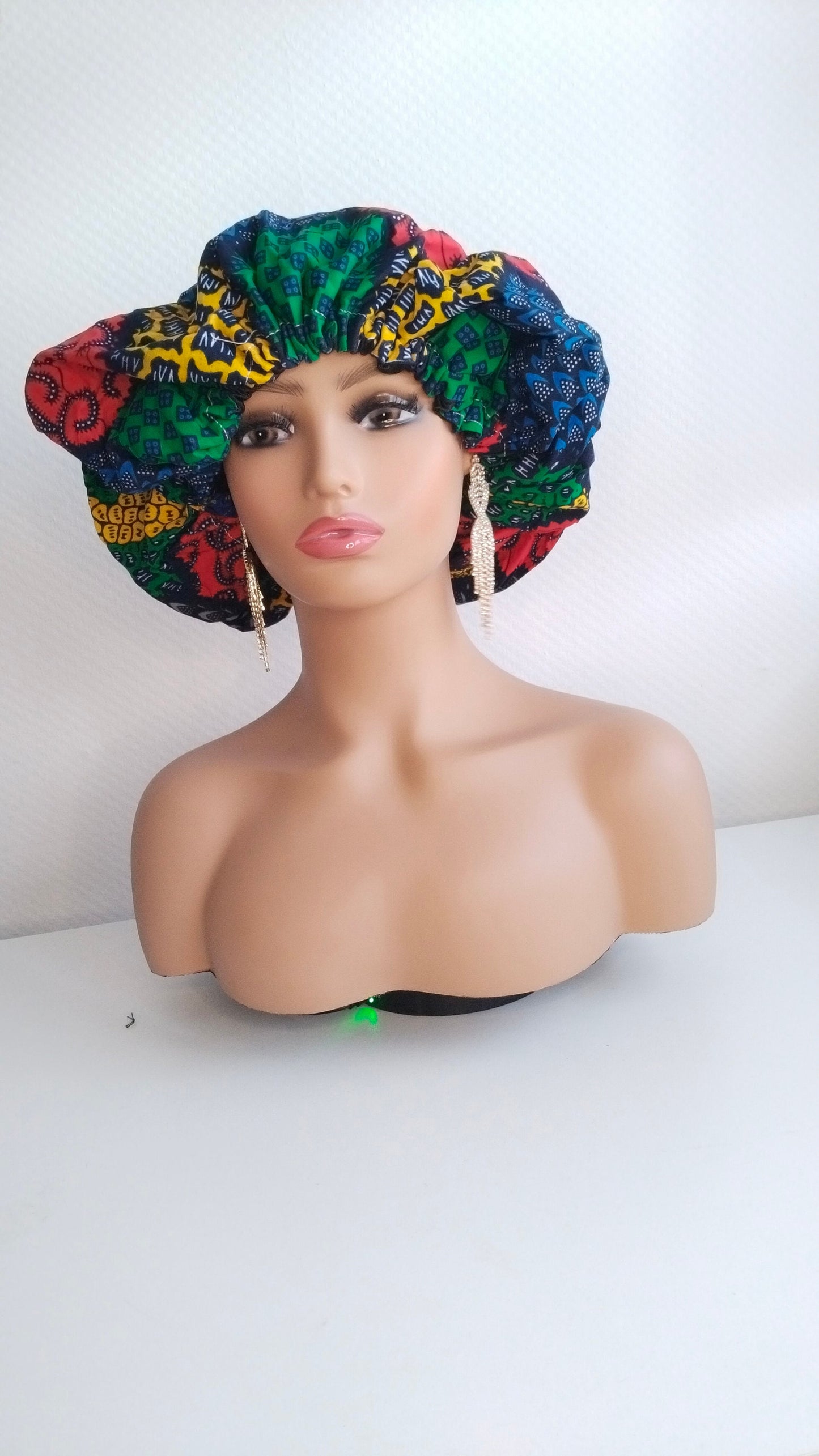 Ankara Satin Lined Bonnets I Satin Lined Bonnets | Sleep Bonnets