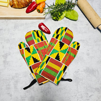 African Print Oven Glove