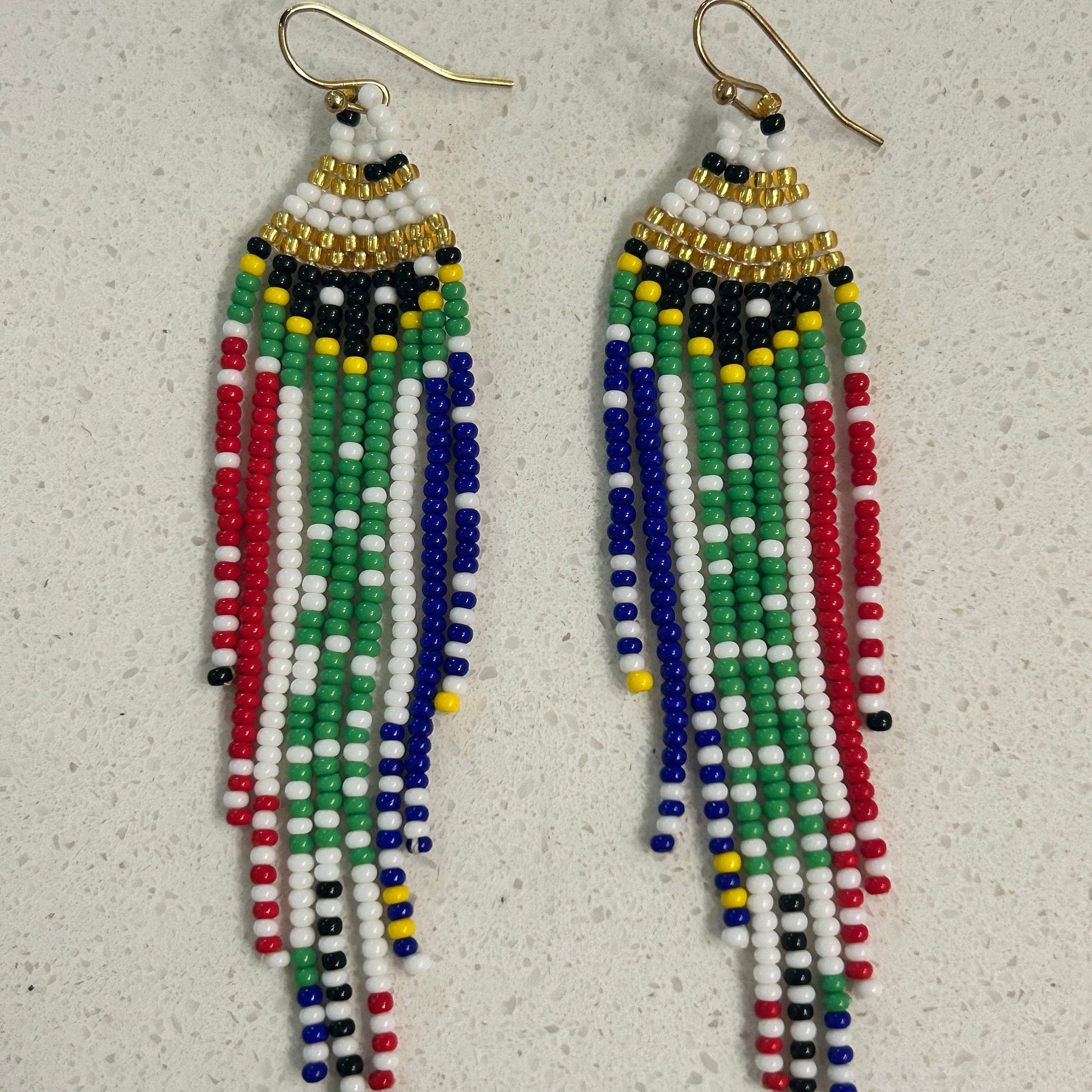 BEADED South African DAME Earrings - Focusing on Women'S Empowerment Projects