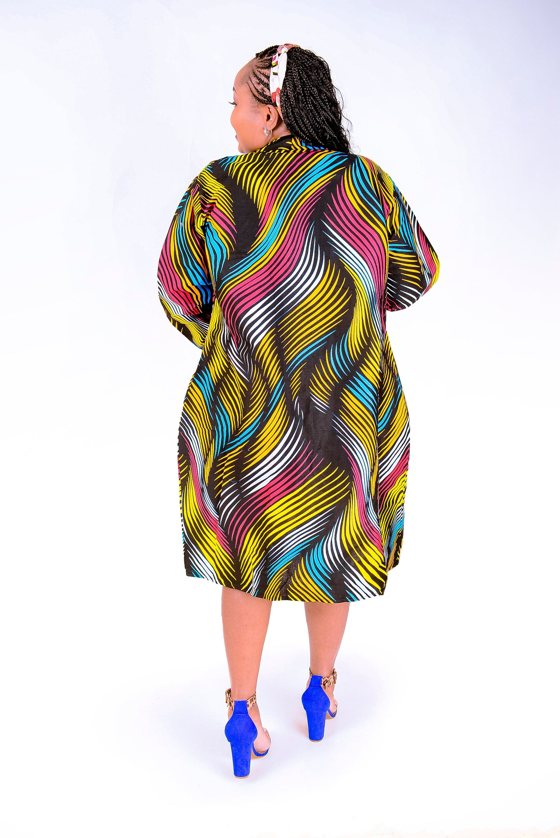 Oversized Ankara Print Kimono || African Print Kimono, African Clothing for Women plus Size, African Kimono